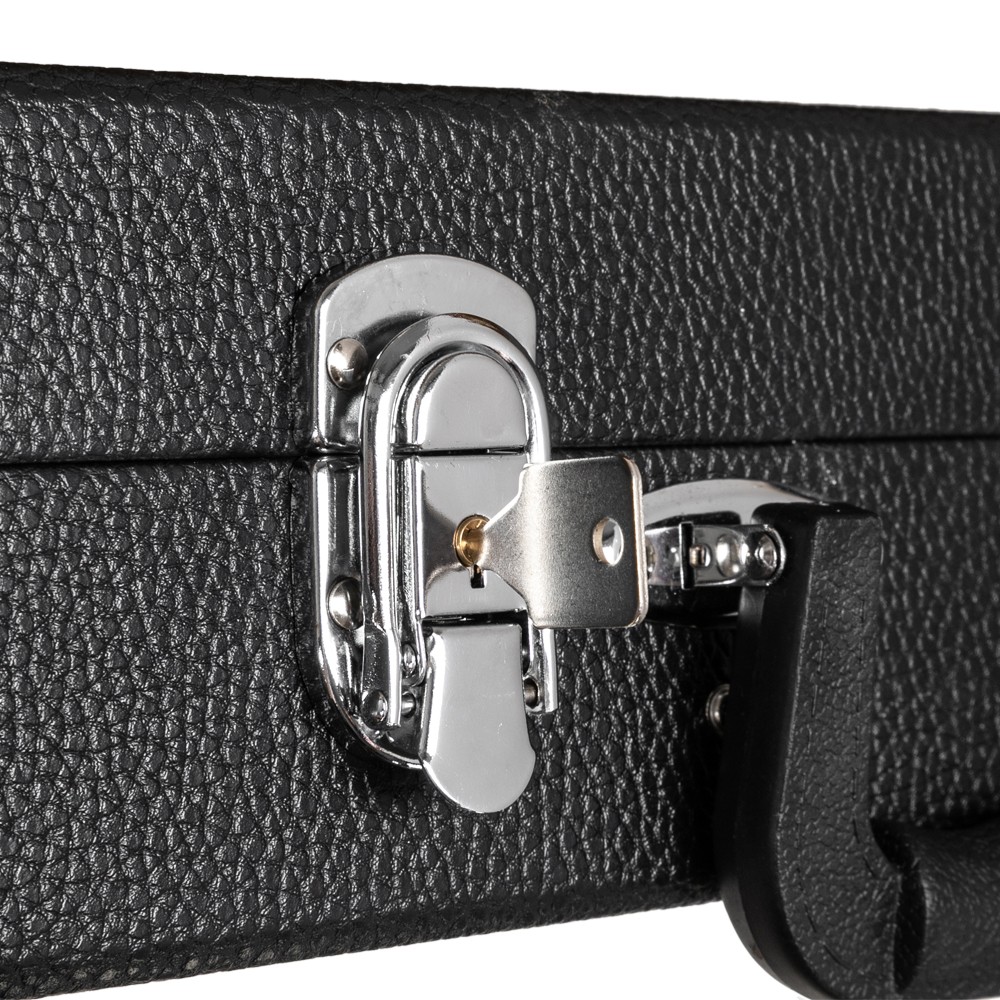 Hard Case Flat Black Grade Electric Guitar Square