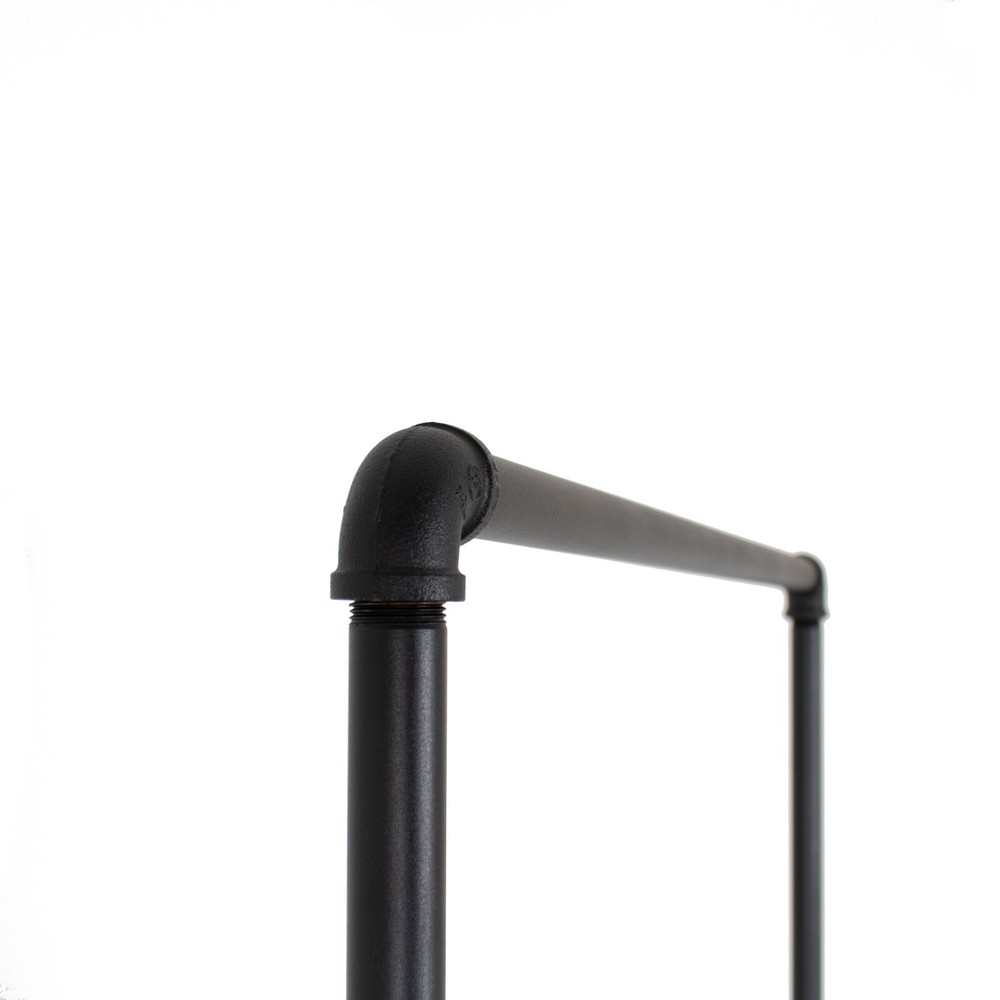 Clothes Rack | Rolling Clothing Rack | Garment Rack | Pipe Closet Organizer Rack