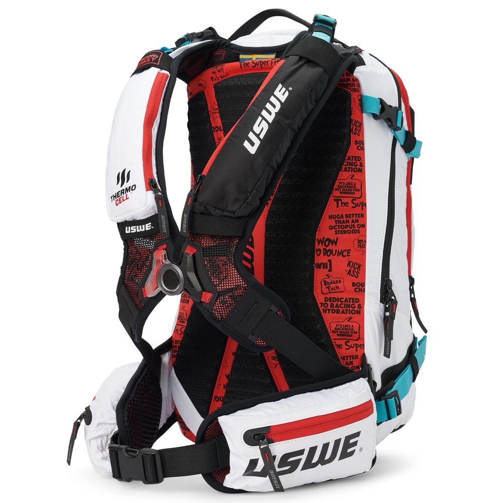 USWE Pow 25L Winter Protector Backpack Skiing Snowboard Hydration Comp. - White​