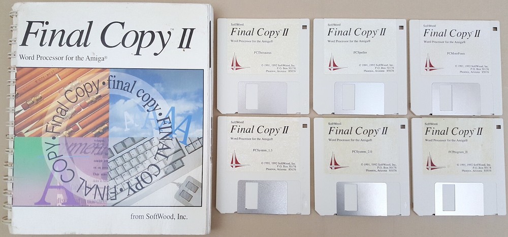 Final Copy II Release 2 ©1992 SoftWood Word Processor for Commodore Amiga #9