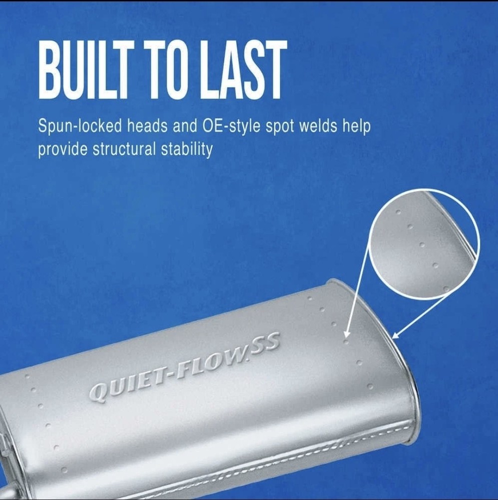 Exhaust Muffler-Quiet-Flow SS Walker 21690