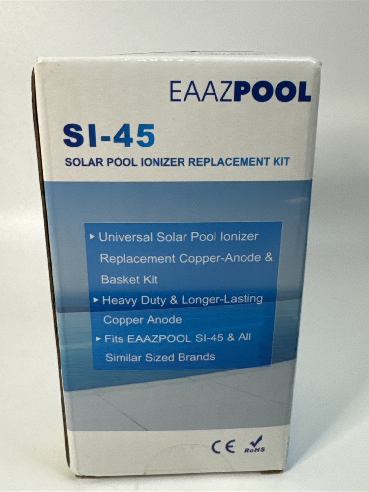 Universal Solar Pool Ionizer SI-45 Replacement Copper Anode & Basket Kit