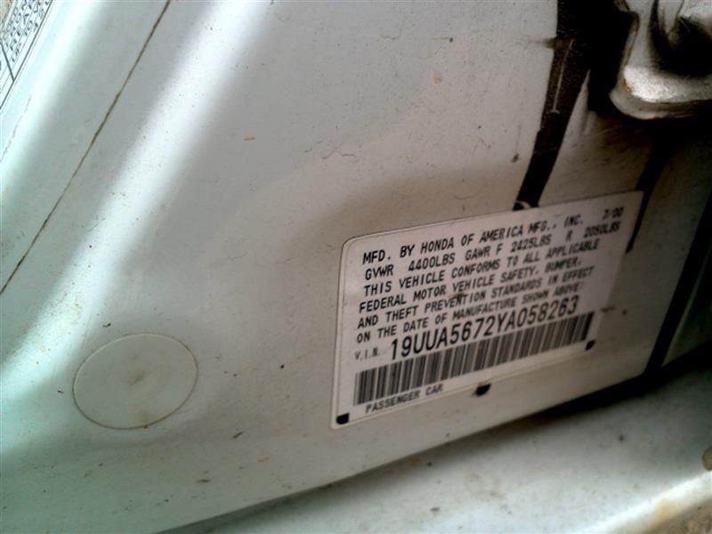 Driver Left Front Door Latch Fits 00 TL 140106