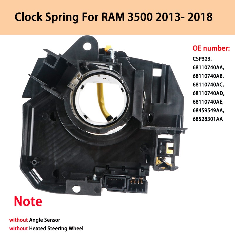 Clock Spring For 2013 2014 2015 2016 2017 2018 Ram 3500 US