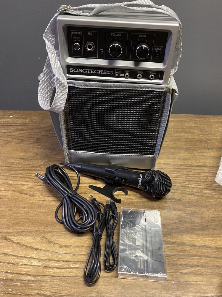 Sing Record Junior Studio Microphone Karaoke Carrying Case