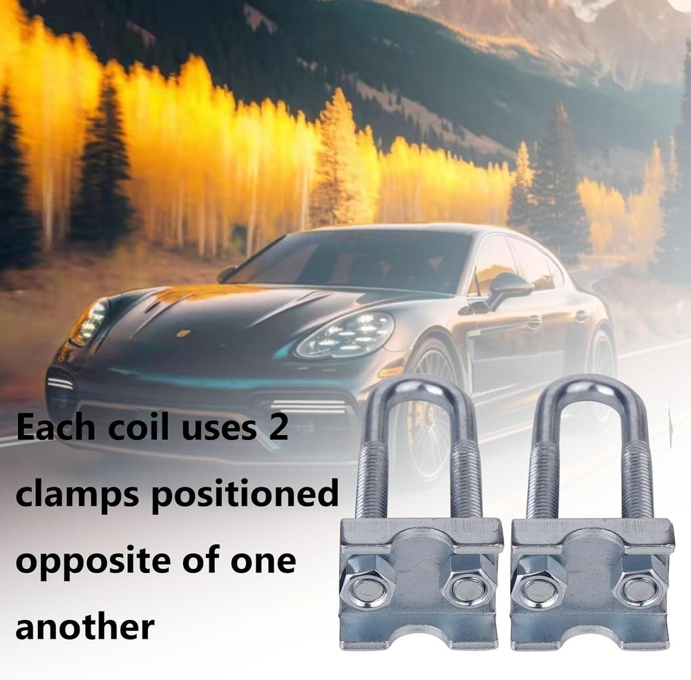 Adjustable Coil Spring Lowering-Leveling Clamp Kit 4 Coil Spring Stabilizes