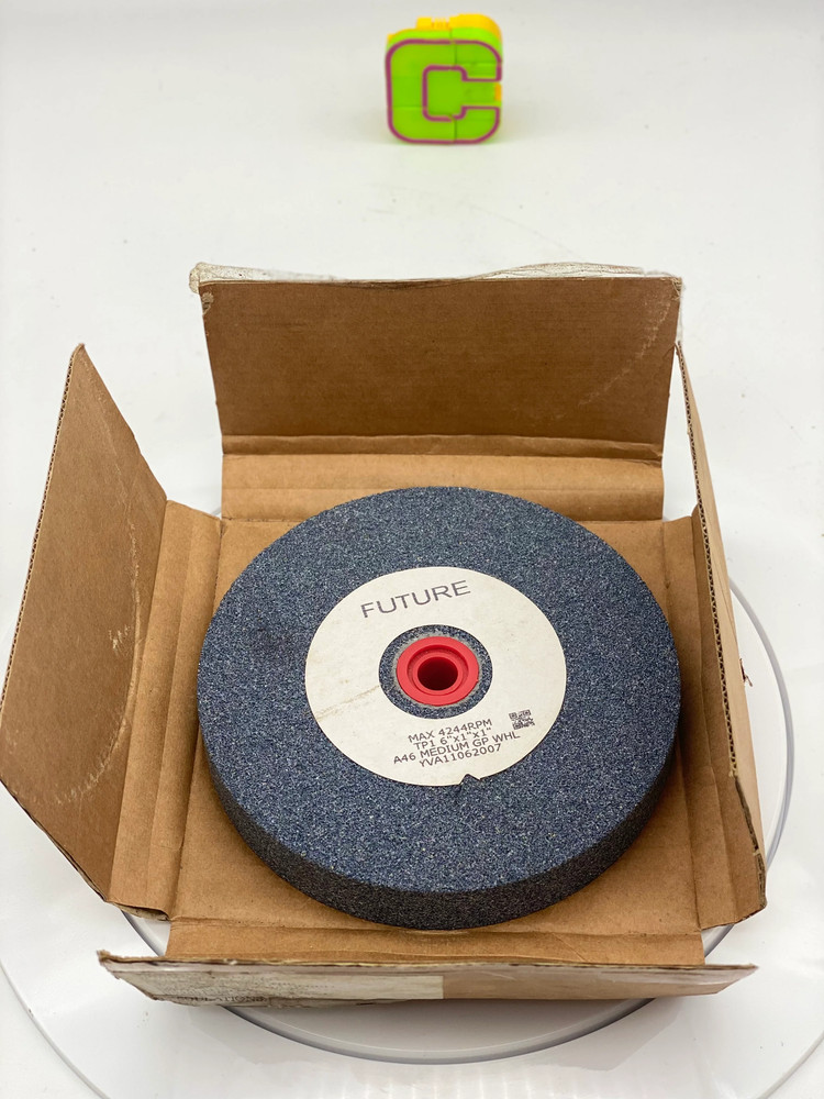 Future Bench Grinding Wheel, A46 Medium GP WHL, TP1 6"x1"x1" (Open Box)