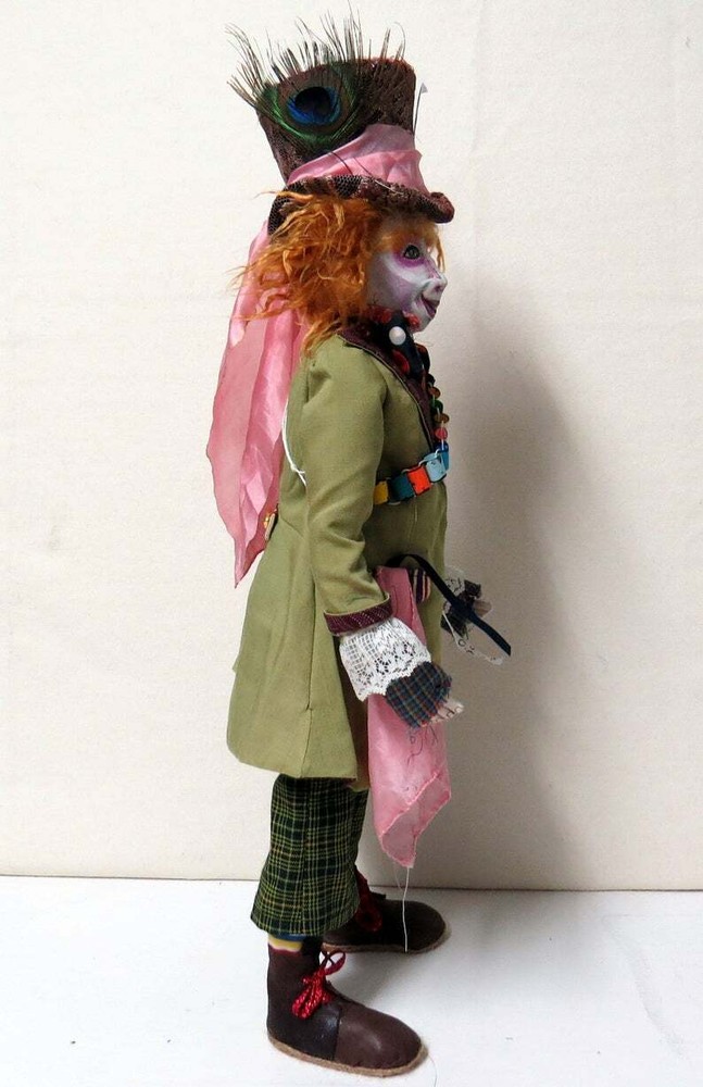 Cloth Art Doll CD Pattern "Hatter" By Sharon Mitchell