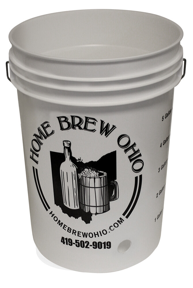 Home Brew Ohio 6.5 Gallon Bottling Bucket with Vintage Shop Spigot-No Lid