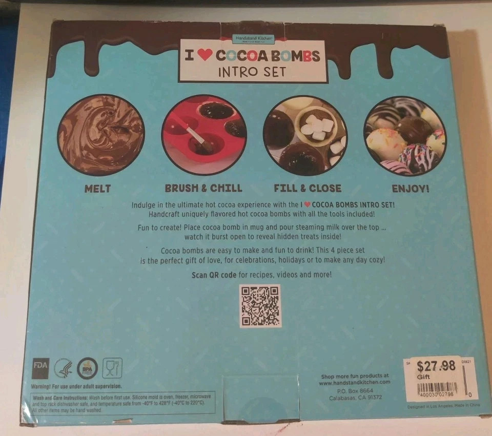 Handstand Kitchen I Love Cocoa Bombs Intro Set