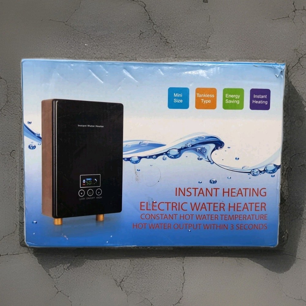 Tankless Electric Water Heater,110V 5500W Under Sink Instant White