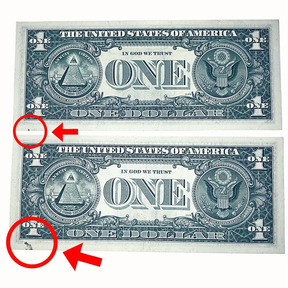 📜 Sequential 1963B Barr Notes | Uncirculated Ink Smear Errors 💵