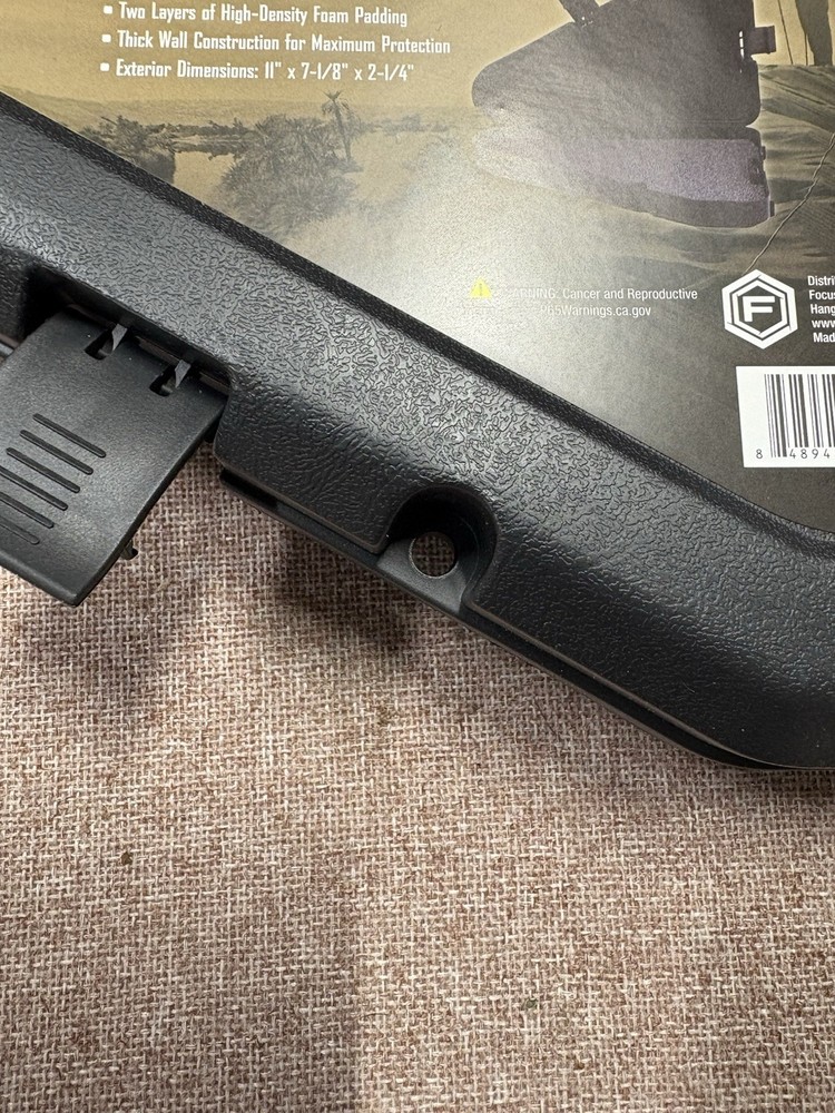 Triangle Hard Pistol Case For Sub Compact Small Frame Foam Lockable New