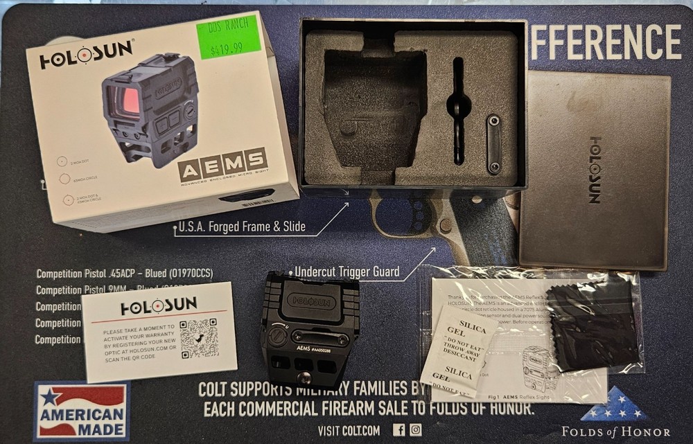 Holosun AEMS Advanced Enclosed Micro Sight - New - AEMS-211301