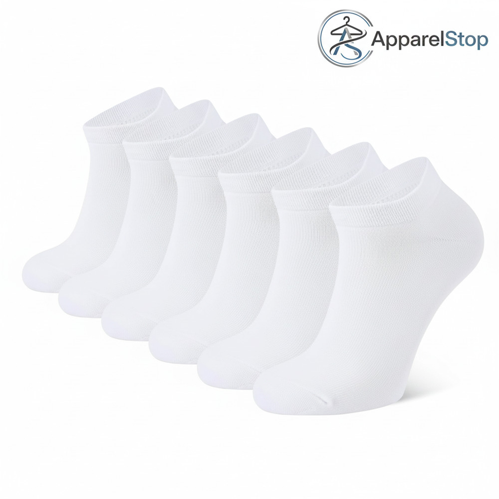 Ankle Socks Solid Colors - Size 9-11, 10-13 - Multi-Pack