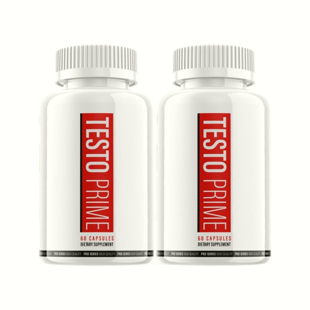 2-Pack Testoprime Capsules Extra Strength Formula Testo Prime (120 Capsules)