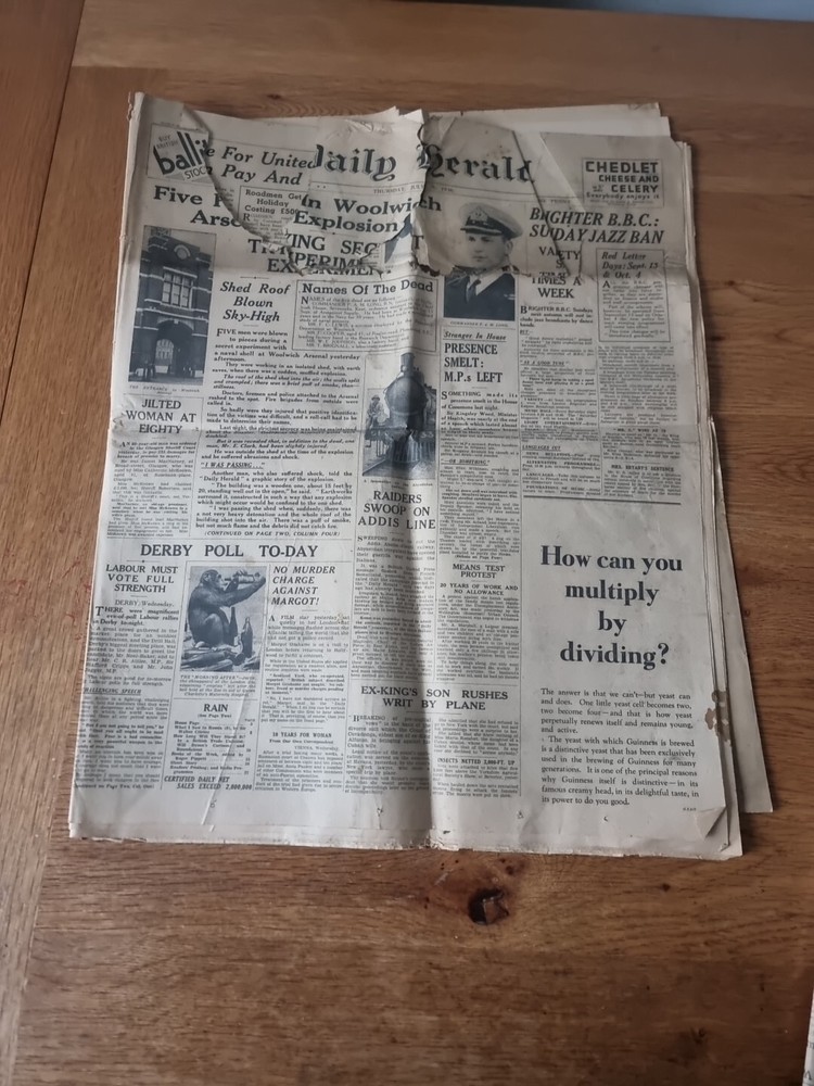 Daily Herald 09/07/1936