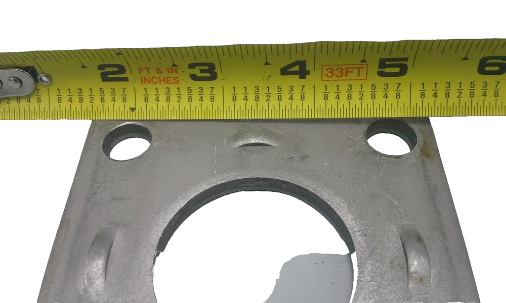 TWO 3500#Axle Trailer Brake Backing Plate Mount Flanges fits 1.75 Spindle