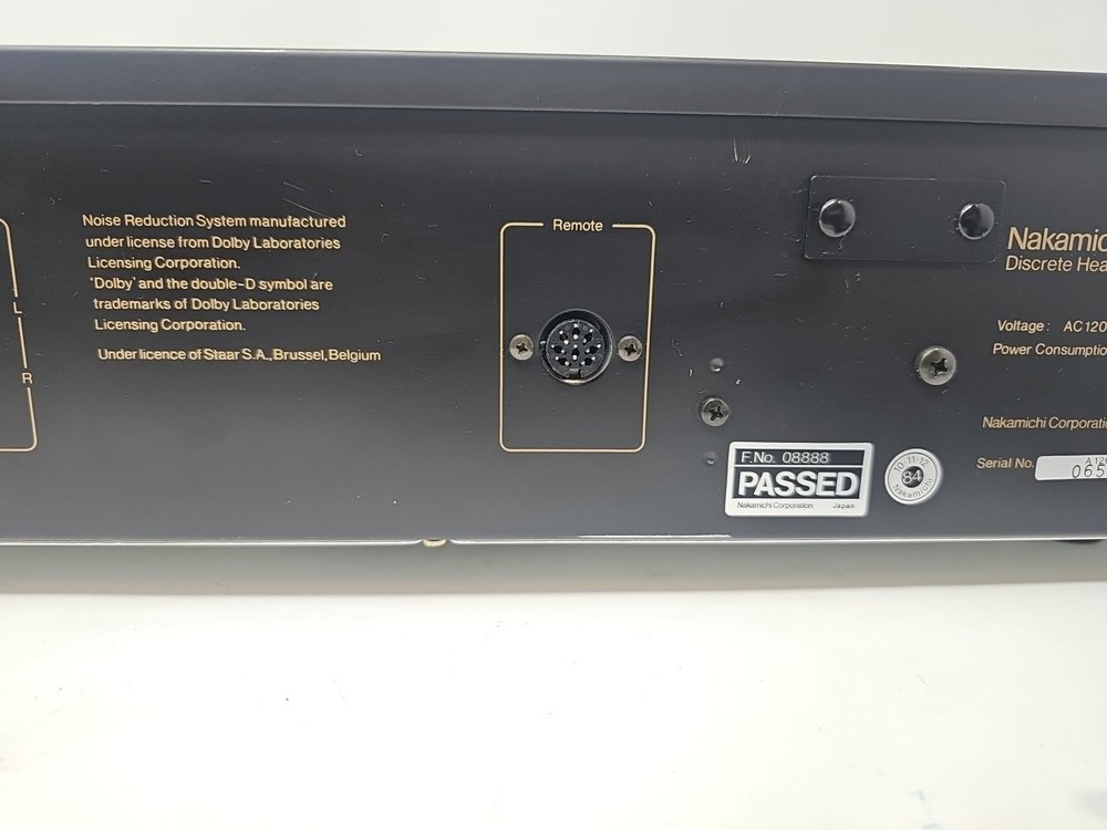 Nakamichi BX-300 Three Head Cassette Deck Tested Working