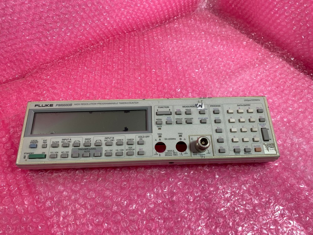 Fluke PM6680B High resolution Timer/Counter '' Panel only - screen not tested ''