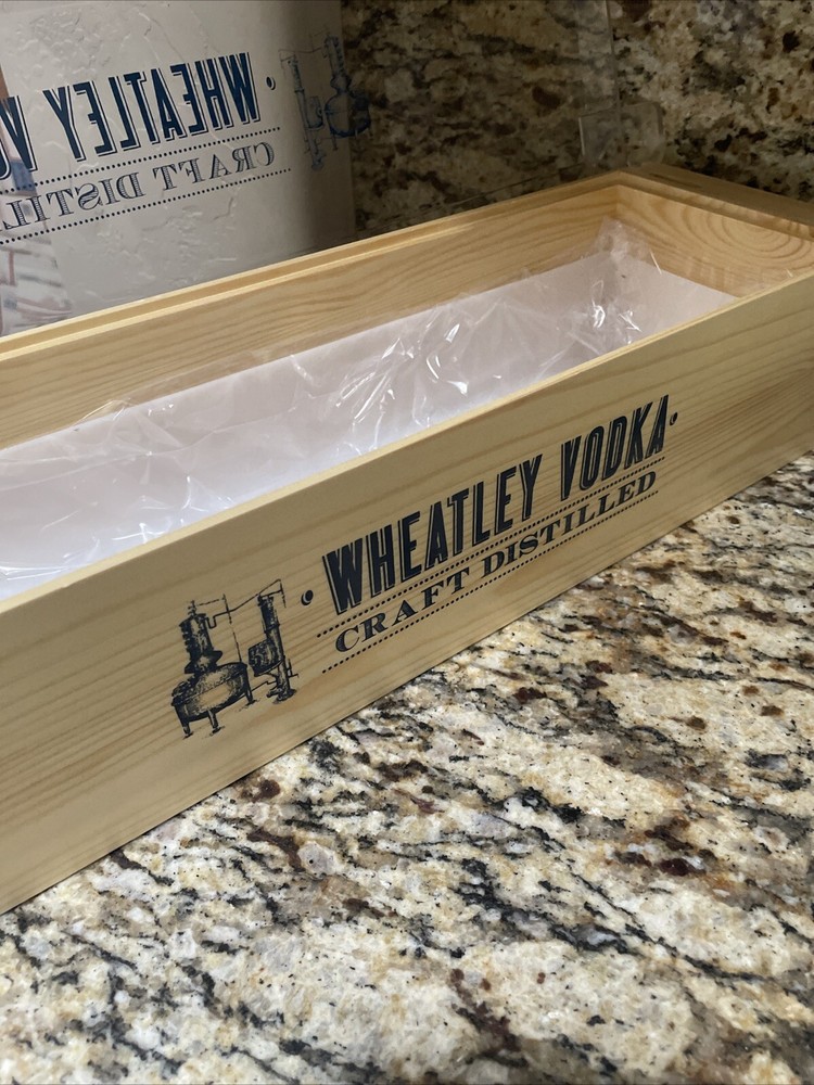 Wheatley Vodka Wooden Condiment Caddy NEW