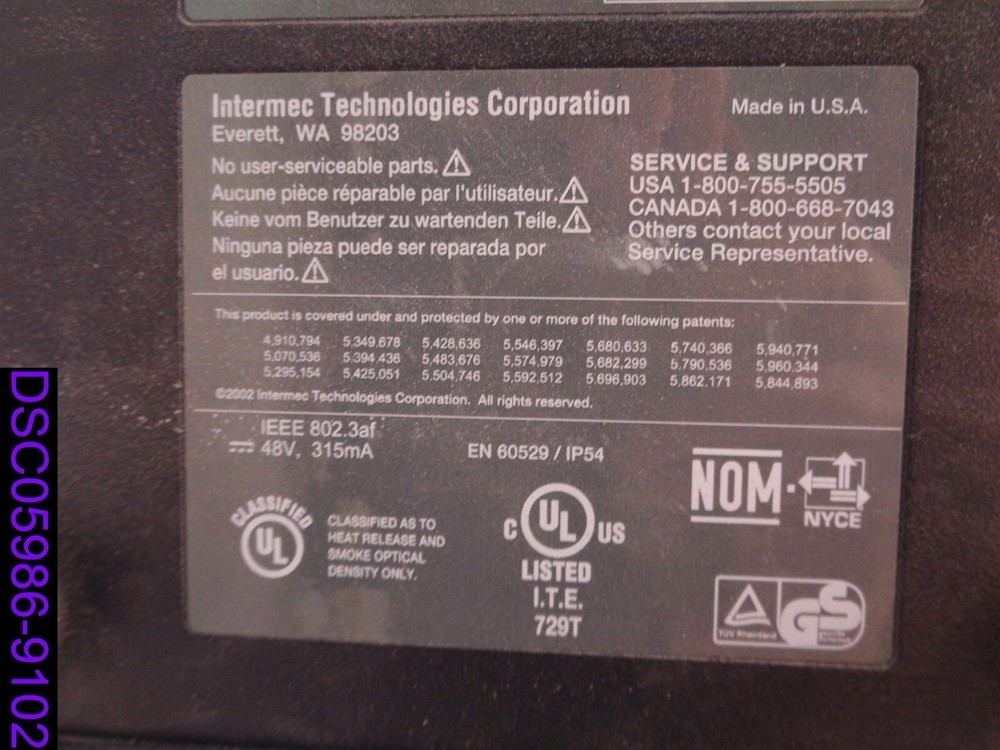 Intermec Wireless Access Point WA21 WA21A552704704