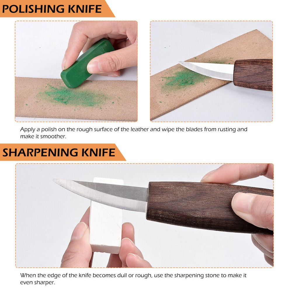 10 Piece Wood Carving Tools Hand Chisel Tool Set Professional Woodworking Gouges