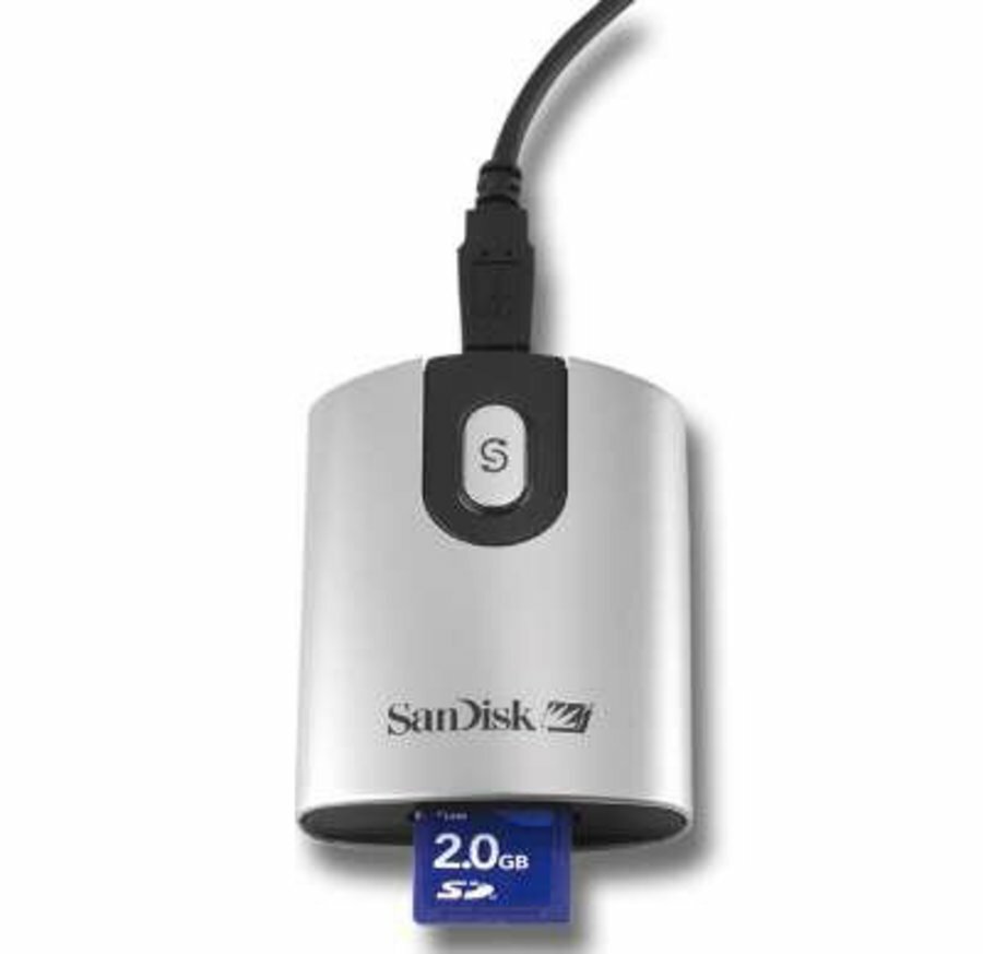 SanDisk SD 2GB Secure Digital Card & ImageMate Reader - Bundle (SDSDB-2048-A10)