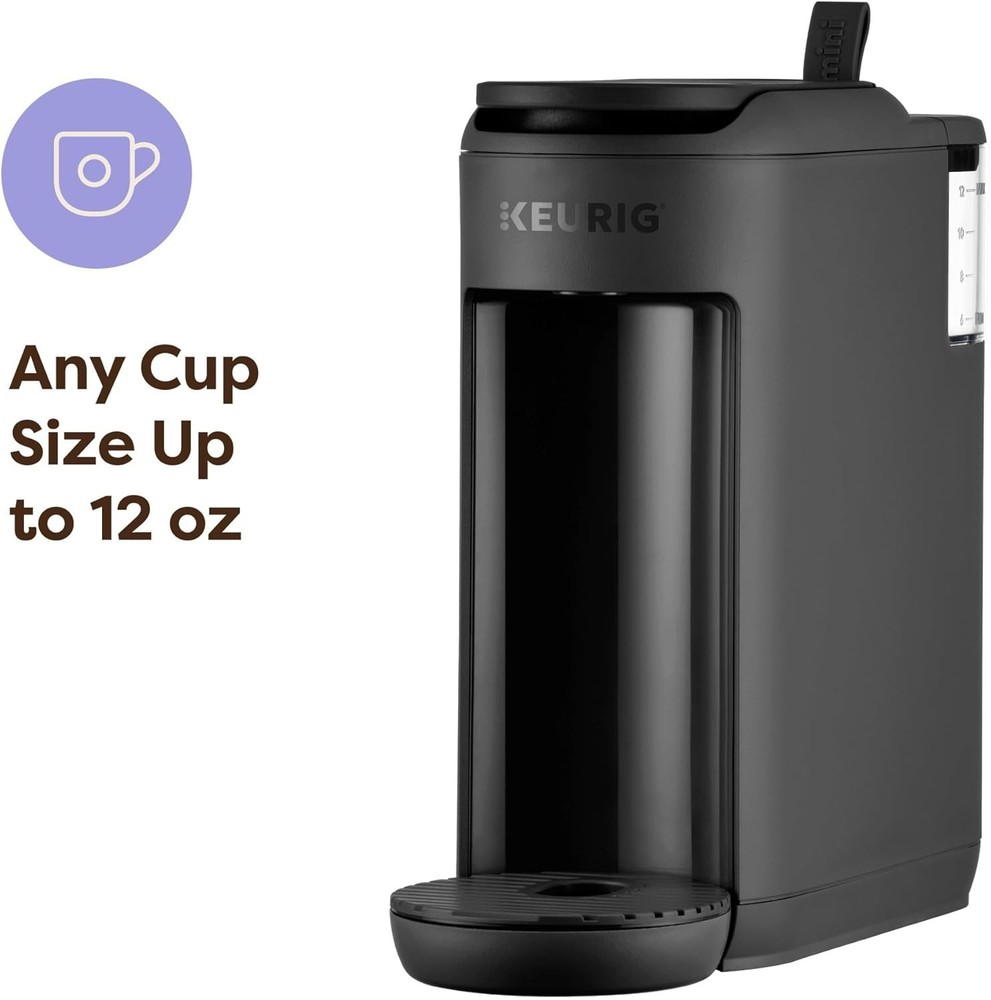 Coffee Maker Small Space Single Serve Compact Drip Machine 12oz