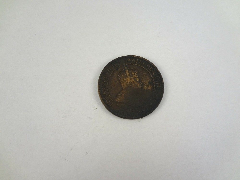 1905 Canadian One Cent Large Cent Coin Circulated Canada C1C