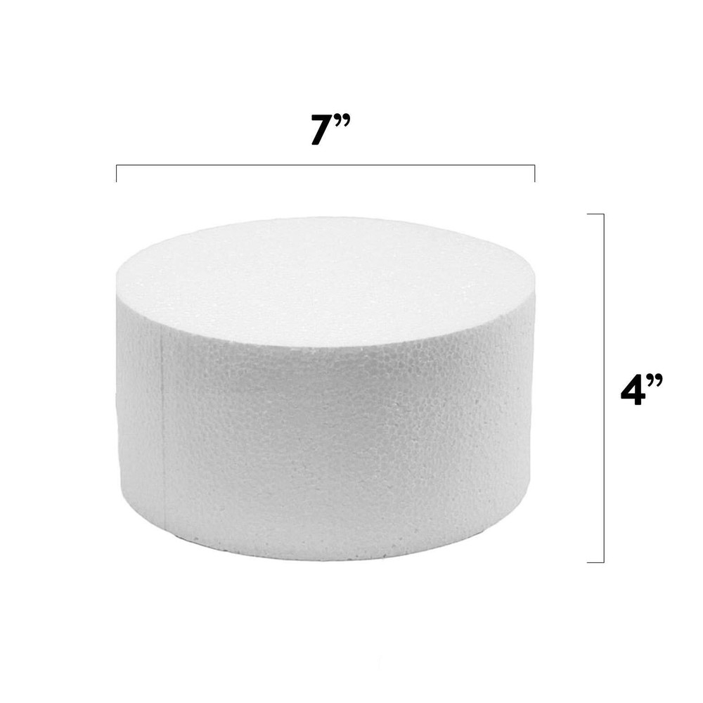 Cake Dummy Round 7 x 4 Inches