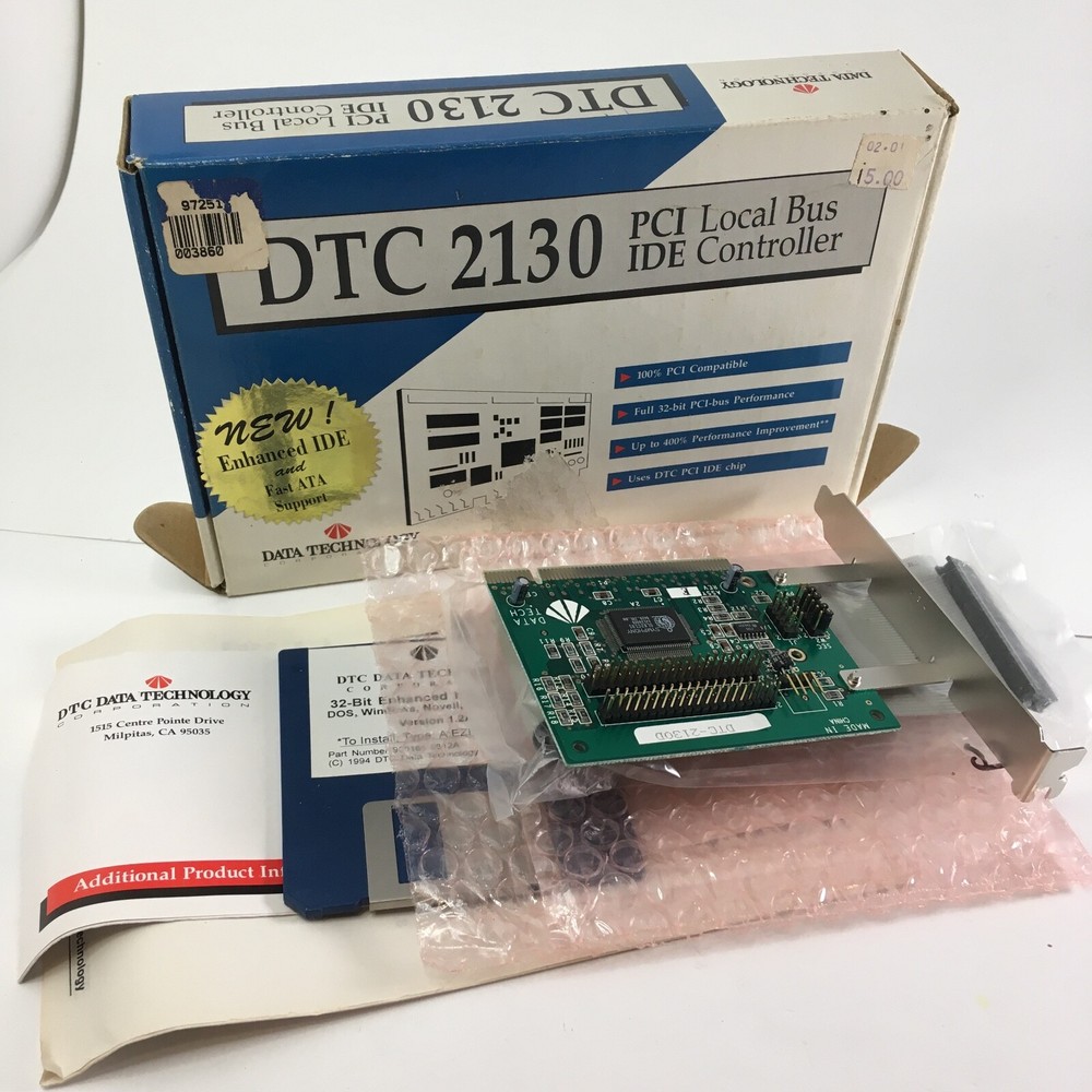 new DTC 2130D PCI Local Bus IDE Controller Dual Port DATA TECHNOLOGY