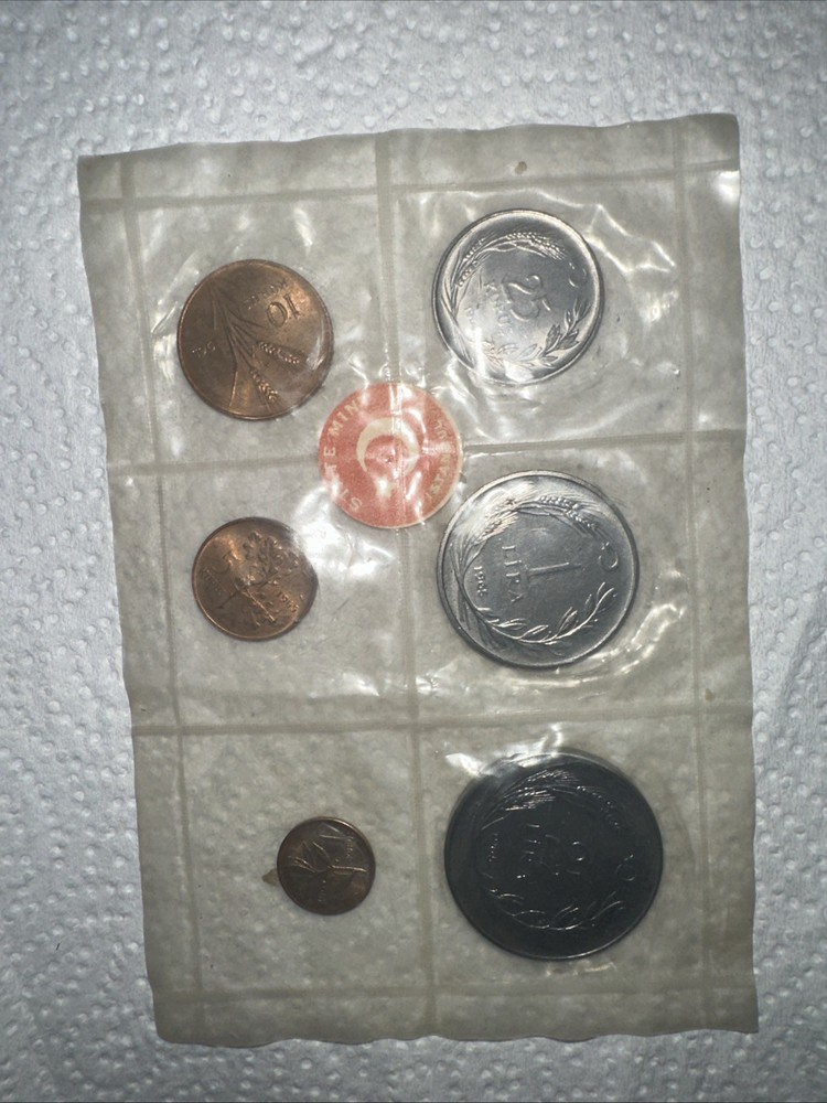 TURKEY 6 COIN  MINT SET