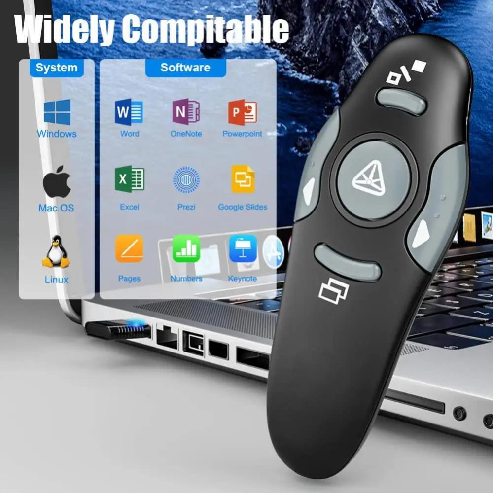 Power Point Presentation Laser Pointe Remote Control Wireless USB PPT Presenter