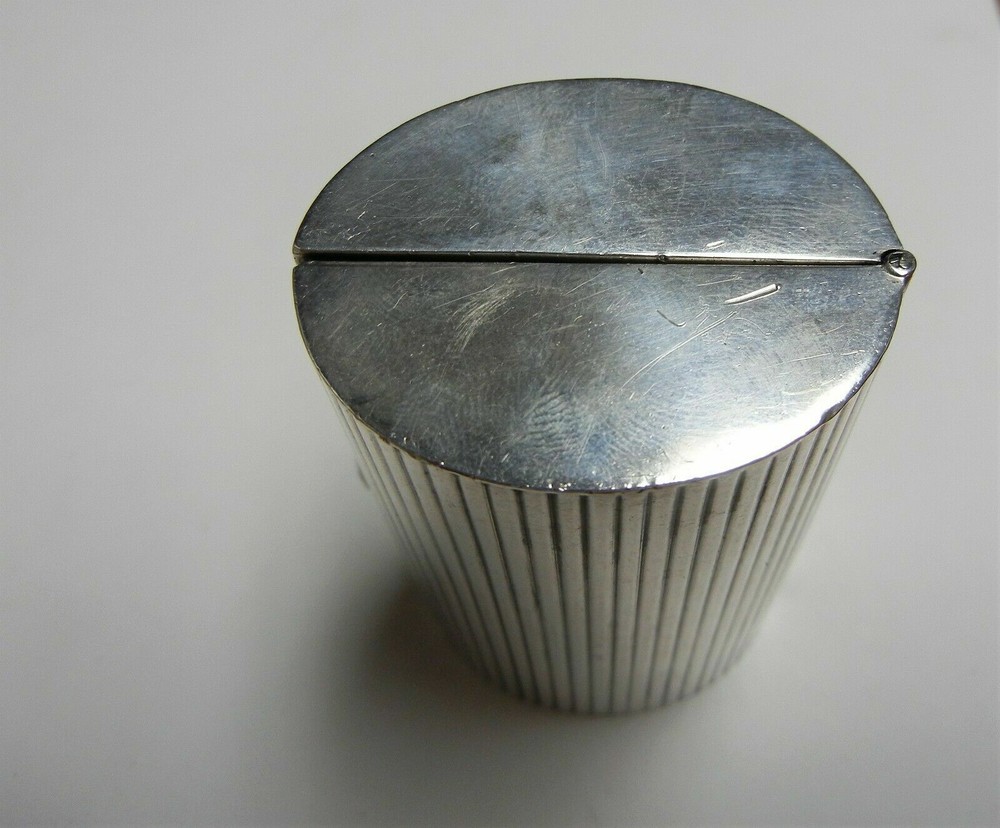 Napier Sterling Silver Cigarette Case with Gold Wash Interior