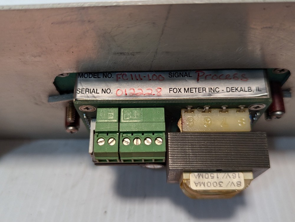 Fox FC111-100 digital panel meter process indicator with faceplate-Free Shipping