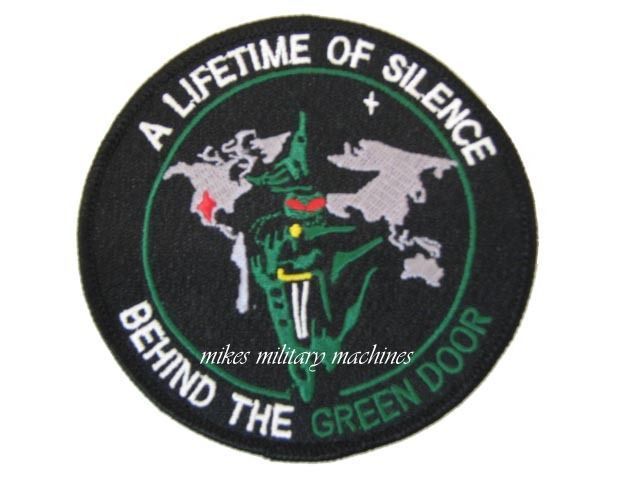 Behind The Green Door Lifetime of Silence USAF Military Space Intelligence Patch