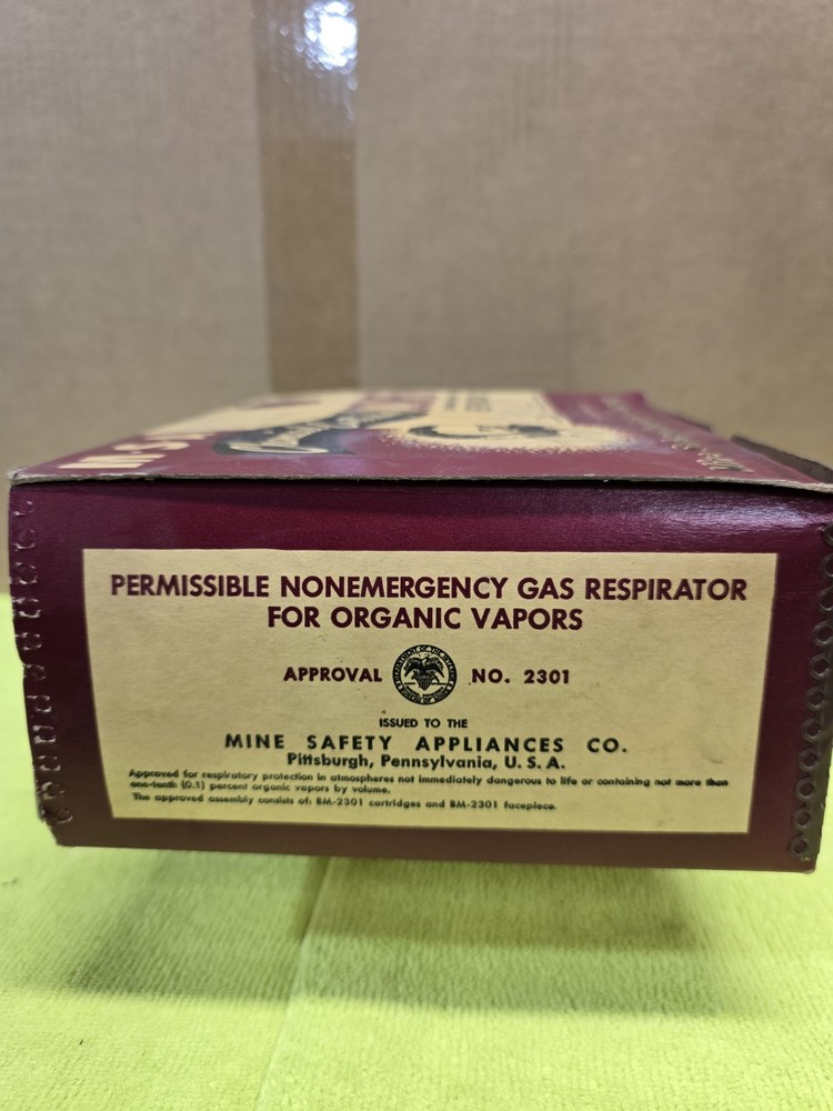 Vintage MSA Comfo Respirator Lot
