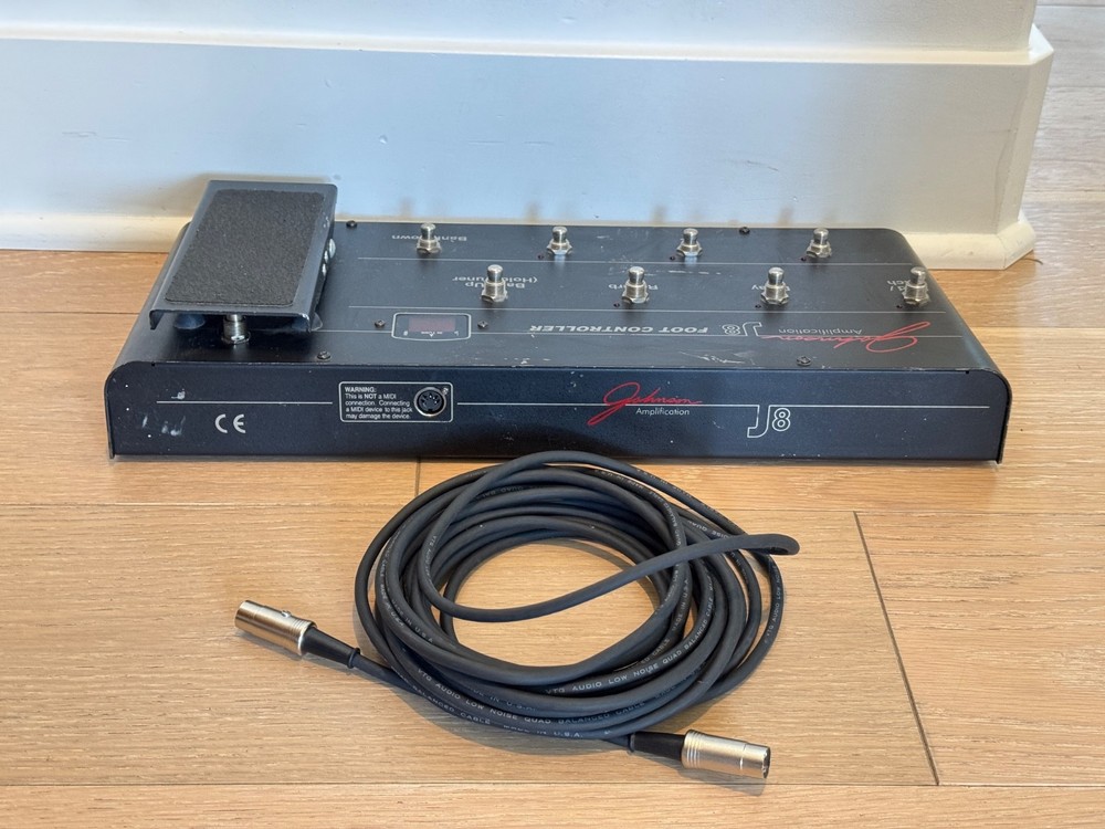 Johnson J8 Foot Controller Guitar FX Pedalboard Expression Pedal w/ Cable
