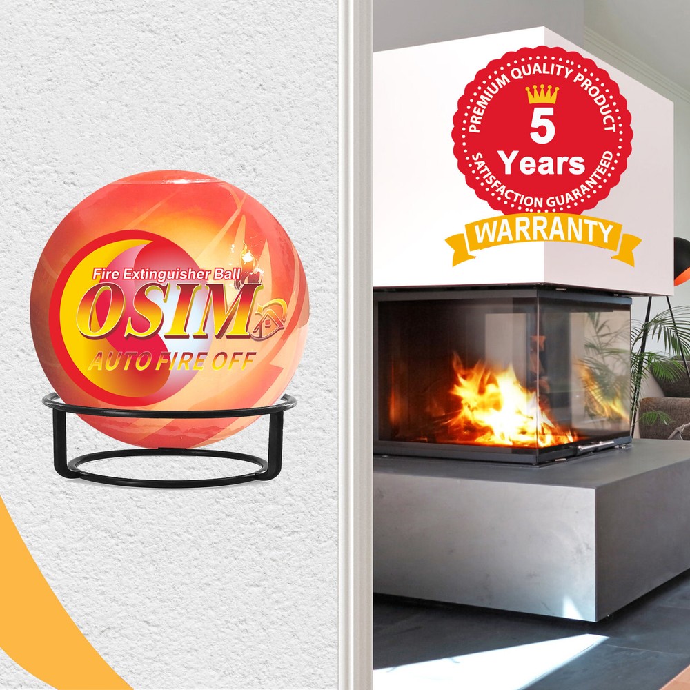 12 PACK Automatic Fire Ball Extinguisher With Bracket for ABCEF Type Fire