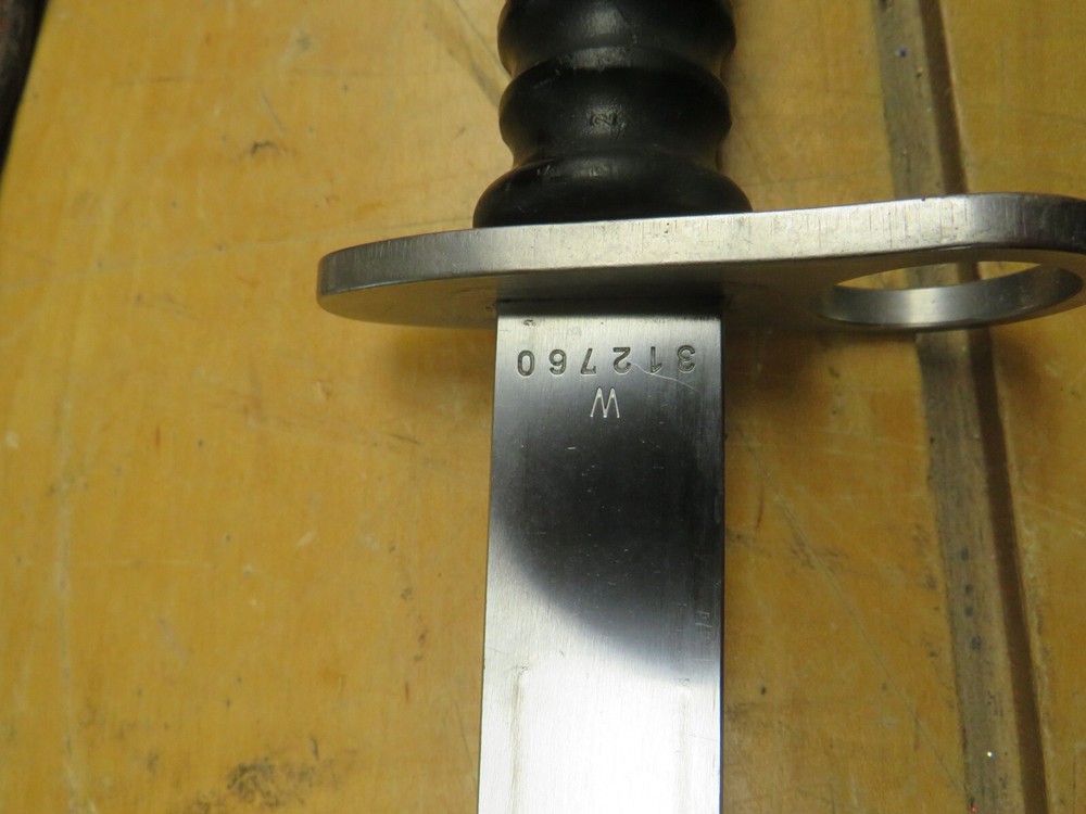 Swiss Military Bayonet scabbard & frog