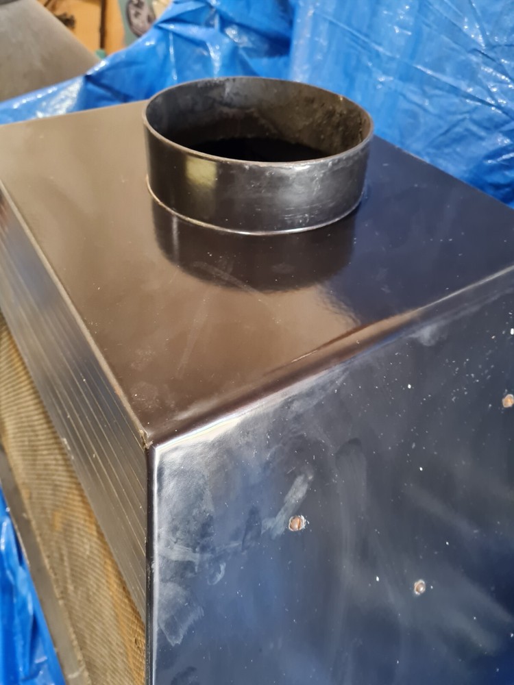 Vintage Danish Style Mid Century Fireplace