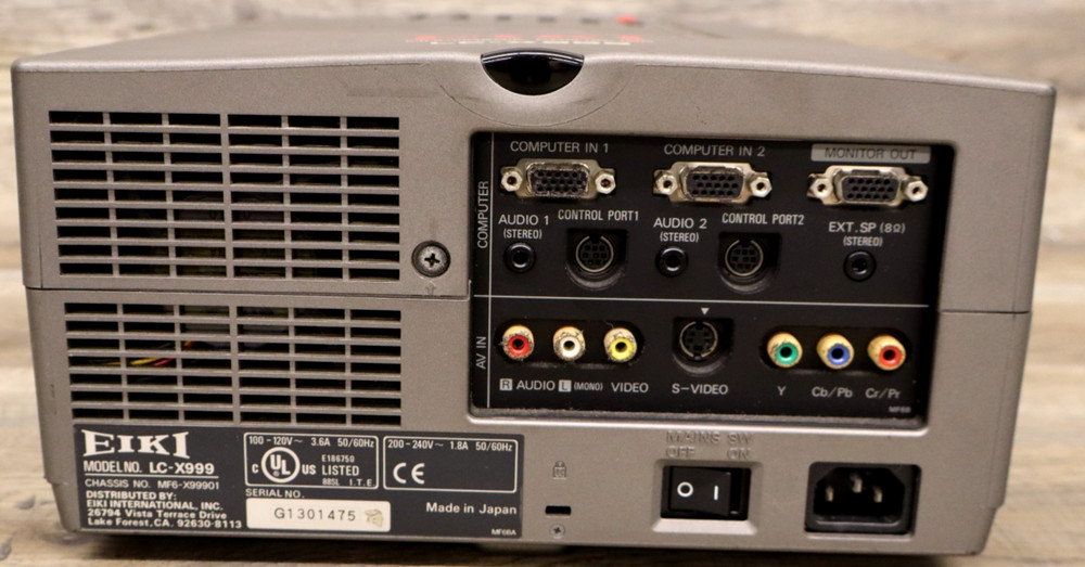 Vintage Eiki LC-X999 AV Projector WORKING TESTED