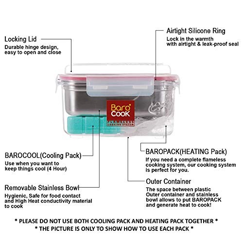 Rectangular Flameless Cookware System 28-Ounce