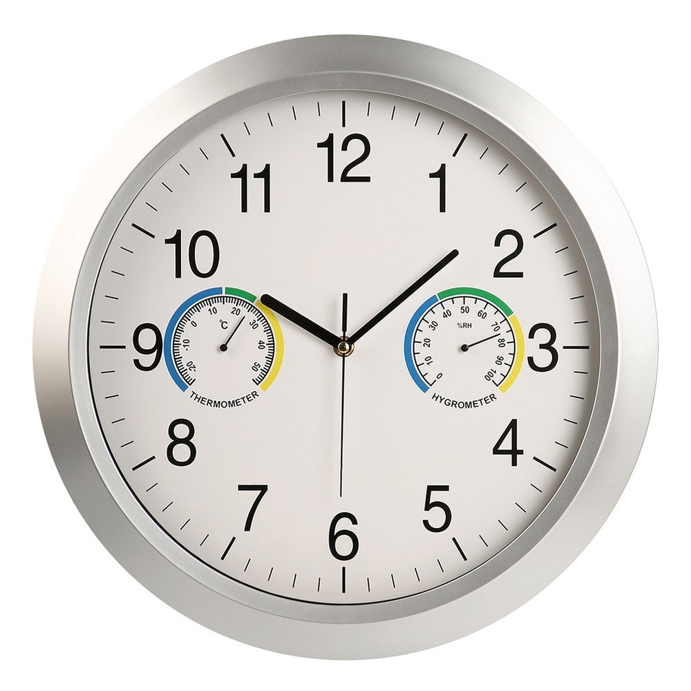 Advanced Wall Clock with Temperature and Humidity Readings for Every Room