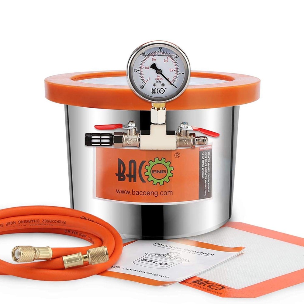 Vacuum Degassing Chamber 1.5 Gal