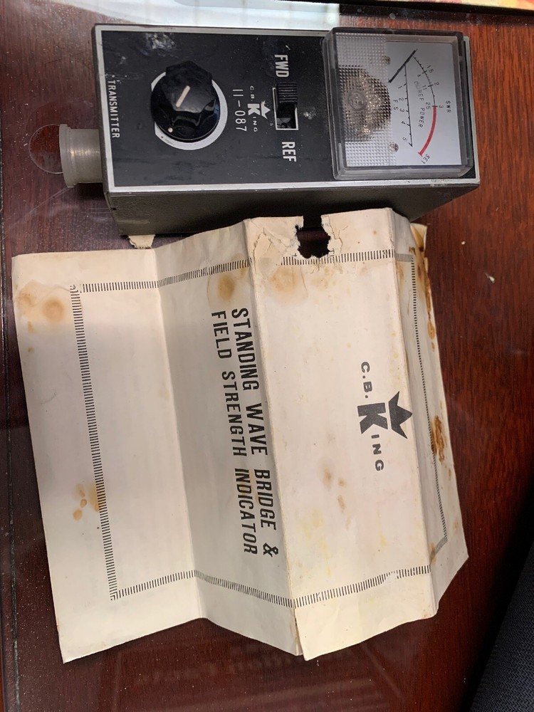 C.b. King Standing Wave Bridge And Field Strength Indicator 11-087 Transmitter