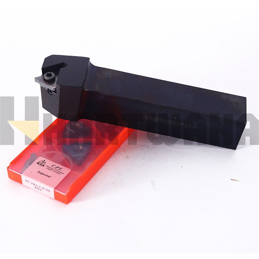 3ACME 29 Degree Indexable Threading Inserts Trapezoidal Turning Tool Holder 32mm