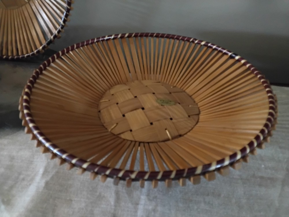 Wooden Bambo Decorative Fruit Basket