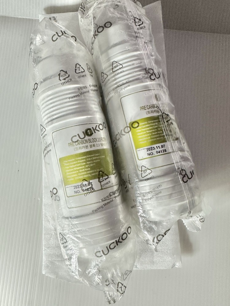 2 Pack CPF 802P CUCKOO Precarbon Block 2.0 Replacement Filter For CP-M